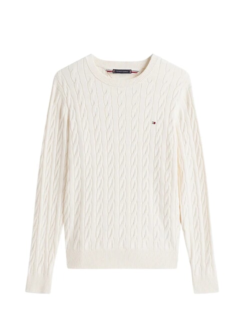 TH  Crew neck sweater ivory petal - Men's Sweaters