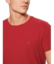 TOMMY HILFIGER  Men's stretch T-shirt medium red - T-shirt - 3