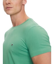 TOMMY HILFIGER  Men's stretch T-shirt Fort Green - T-shirt - 4