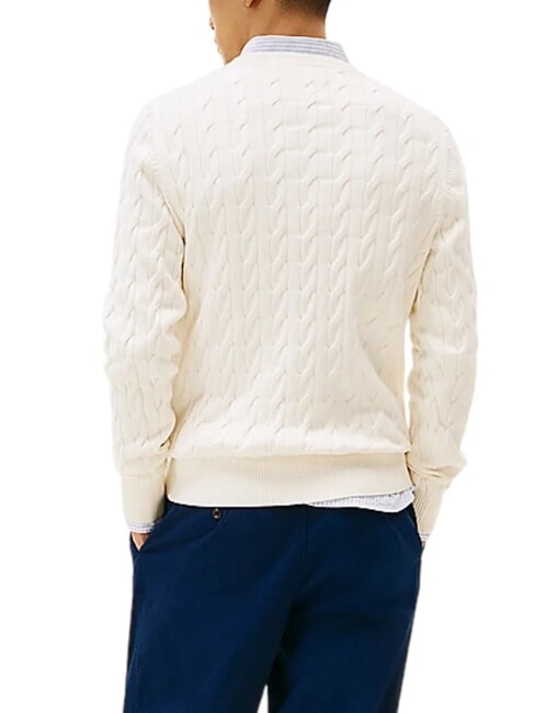 TH  Crew neck sweater ivory petal - Men's Sweaters