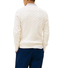 TOMMY HILFIGER TH  Crew neck sweater ivory petal - Men's Sweaters - 2