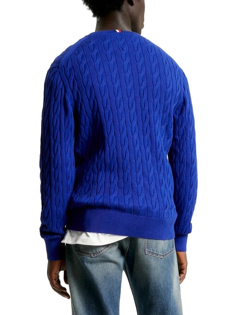 TH  Crew neck sweater wedge blue - Men's Sweaters