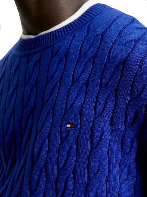 TH  Crew neck sweater wedge blue - Men's Sweaters