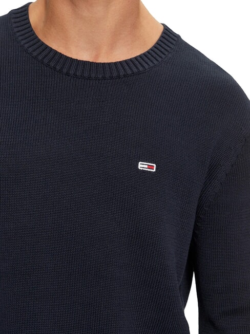 TH JEANS  Cotton crewneck dark night navy - Men's Sweaters