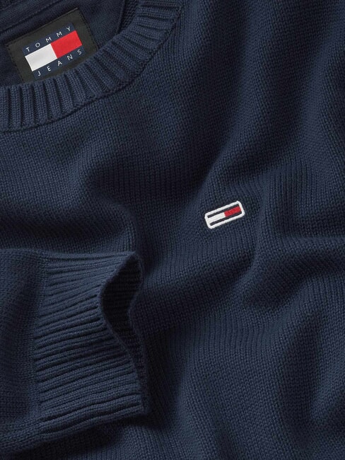 TH JEANS  Cotton crewneck dark night navy - Men's Sweaters