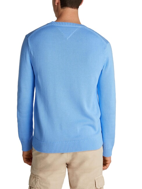 TH JEANS  Cotton crewneck sugarplum blue - Men's Sweaters