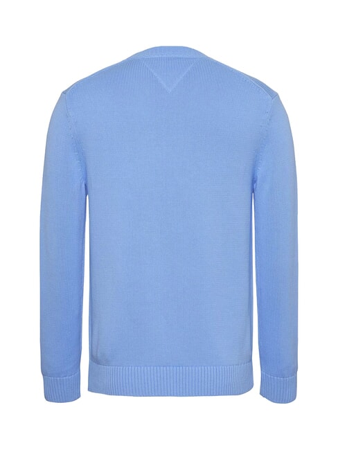 TH JEANS  Cotton crewneck sugarplum blue - Men's Sweaters