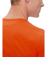 TOMMY HILFIGER  Men's stretch T-shirt brilliant orange - T-shirt - 4
