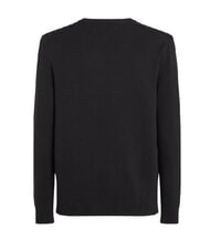TOMMY HILFIGER TH JEANS  Cotton crewneck black - Men's Sweaters - 4