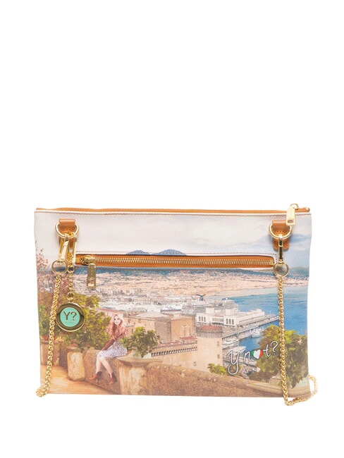 YESBAG Large clutch with metal shoulder strap lemon tree - Women&rsquo;s Bags
