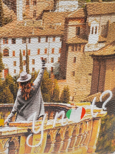 YESBAG Round backpack with two compartments Rome landscape - Women&rsquo;s Bags