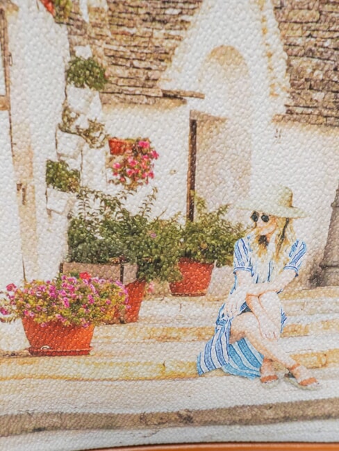 YESBAG Medium shoulder shopping bag Puglia summer - Women&rsquo;s Bags