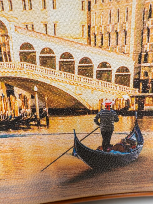 YESBAG Medium shoulder shopping bag Christmas Venice - Women&rsquo;s Bags