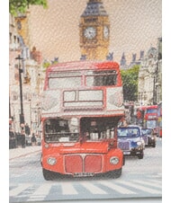 YNOT YESBAG Clutch bag with metal shoulder strap London Rainbow - Women&rsquo;s Bags - 3