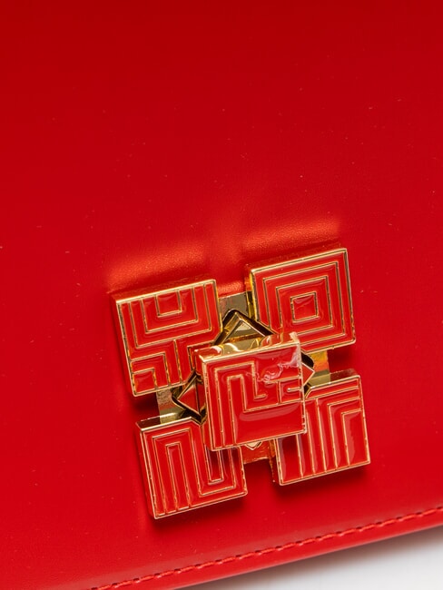 LUCY Shoulder bag with flap RED - Women&rsquo;s Bags