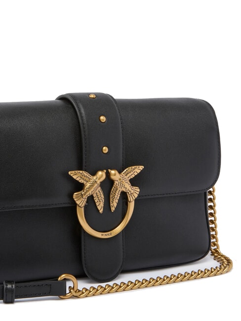 LOVE ONE Leather shoulder bag black-antique gold - Women&rsquo;s Bags