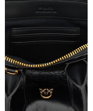 PINKO BOWLING Small leather dome bag black-antique gold - Women&rsquo;s Bags - 4