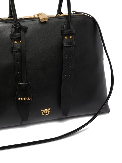 BOWLING Leather dome bag with shoulder strap black limousine - matt gold - Women&rsquo;s Bags