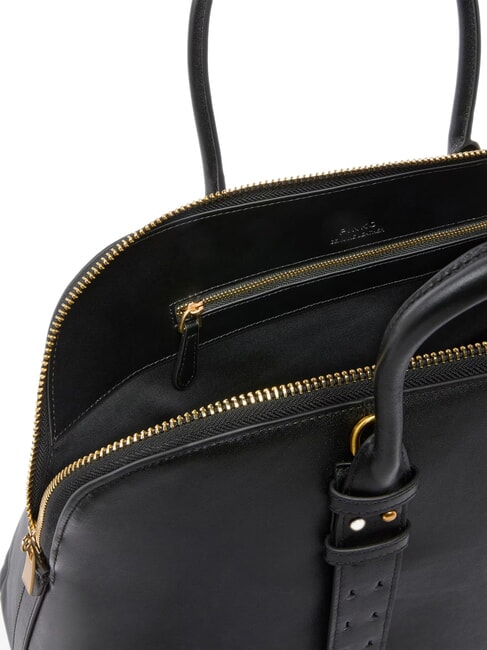 BOWLING Leather dome bag with shoulder strap black limousine - matt gold - Women&rsquo;s Bags