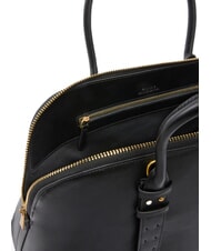 PINKO BOWLING Leather dome bag with shoulder strap black limousine - matt gold - Women&rsquo;s Bags - 4