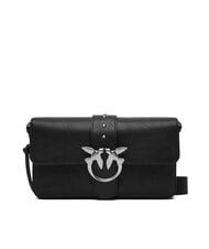 PINKO LOVE ONE Leather shoulder bag black limousine - matt silver - Women&rsquo;s Bags - 2
