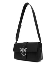 PINKO LOVE ONE Leather shoulder bag black limousine - matt silver - Women&rsquo;s Bags - 5