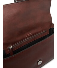 PINKO LOVE ONE Leather shoulder bag brown chestnut matt silver - Women&rsquo;s Bags - 7