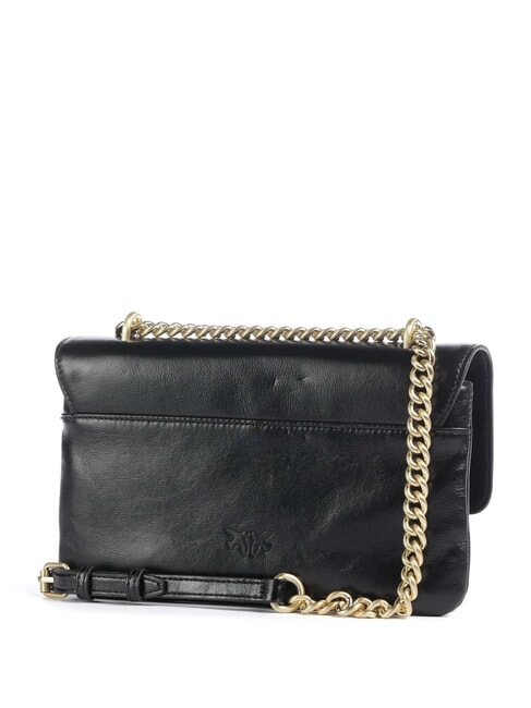 LOVE BAG Slim leather shoulder bag black limousine - matt gold - Women&rsquo;s Bags