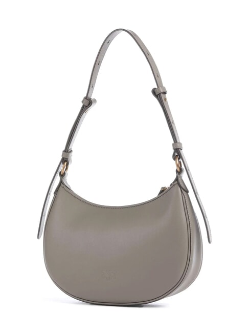 HALF MOON Leather shoulder bag walnut-antique gold - Women&rsquo;s Bags