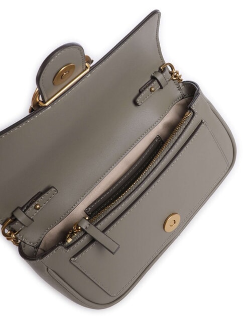 LOVE ONE POCKET Leather shoulder bag walnut-antique gold - Women&rsquo;s Bags