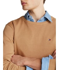 TOMMY HILFIGER TH Micro logo crew neck sweater safari canvas - Men's Sweaters - 3