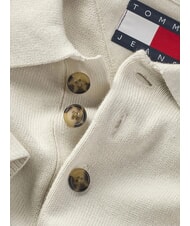 TOMMY HILFIGER TH JEANS Sweater with collar and buttons newsprint - Men's Sweaters - 5