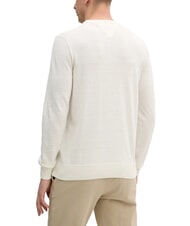 TOMMY HILFIGER TH Linen blend crew neck sweater - Men's Sweaters