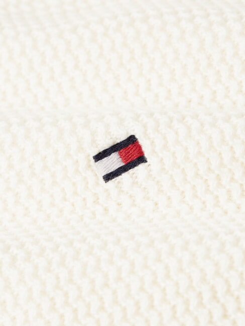 TH Crew neck cotton sweater ivory petal - Men's Sweaters