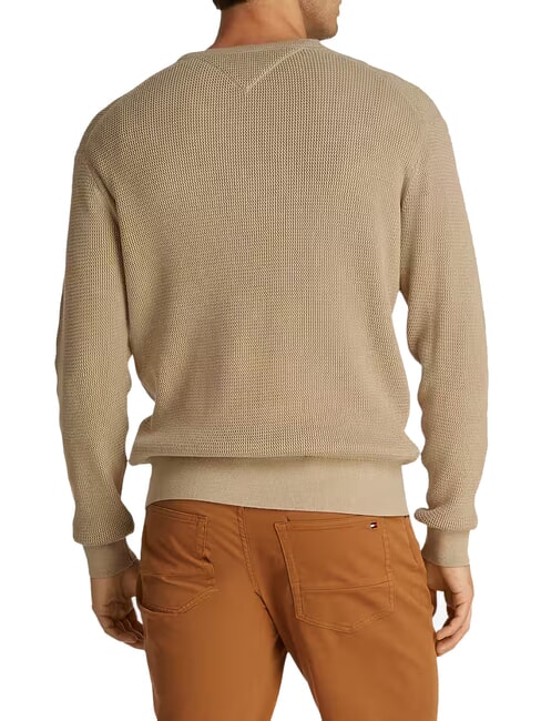 TH Crew neck cotton sweater light blue - Men's Sweaters