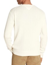 TOMMY HILFIGER TH Cable knit crew neck sweater - Men's Sweaters