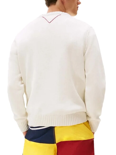 TH SAILING Crew neck sweater ivory - Men's Sweaters