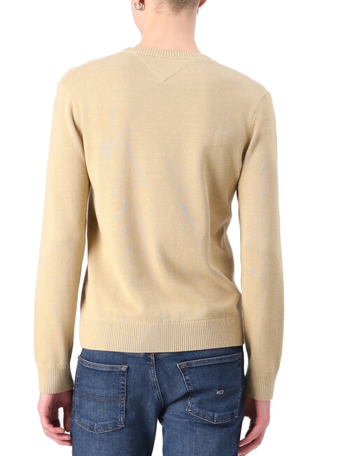 TH JEANS Cotton crew neck sweater relic tan - Men's Sweaters