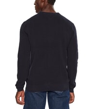 TOMMY HILFIGER TH Honeycomb crew neck sweater desert sky - Men's Sweaters - 2