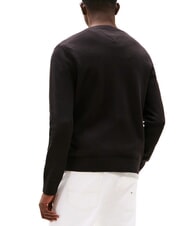 TOMMY HILFIGER TH JEANS Cotton crew neck sweater black - Men's Sweaters - 2