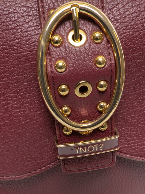 ROCKER Shopping bag with buckle and studs wine - Women&rsquo;s Bags