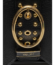 YNOT ROCKER Backpack with buckle and studs BLACK - Women&rsquo;s Bags - 3