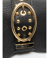 YNOT ROCKER Shoulder bag with buckle and studs BLACK - Women&rsquo;s Bags - 3