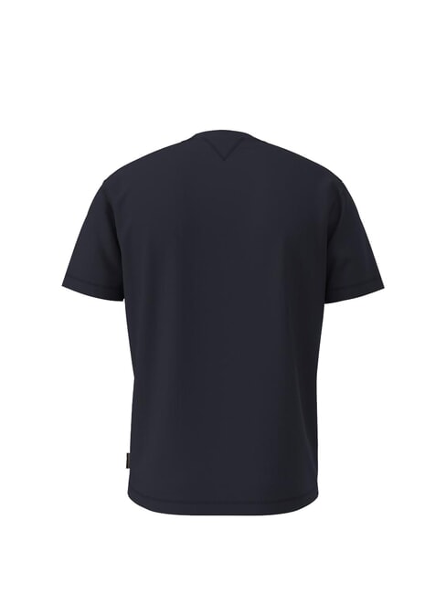 S-LARI Cotton T-Shirt blu marine - T-shirt