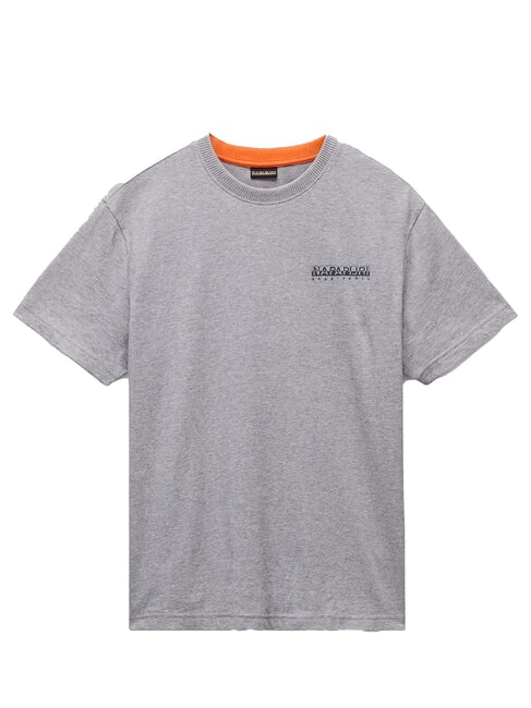S-SOVANA Cotton T-Shirt medium gray melange - T-shirt