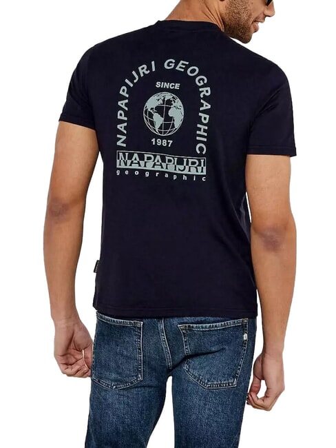 S-DATI Cotton T-Shirt blu marine - T-shirt