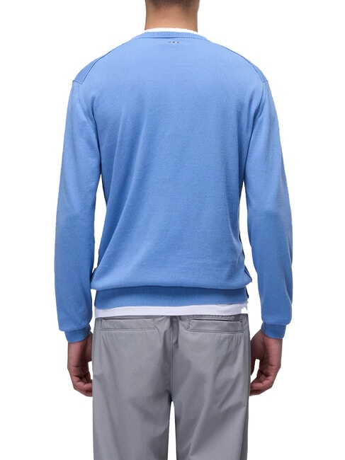 DECATUR Cotton sweater ultramarine - Men's Sweaters