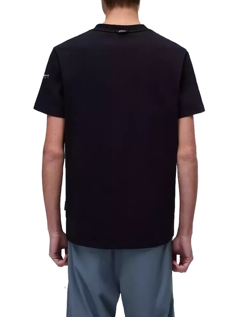 S-BADGE Cotton T-Shirt black 041 - T-shirt