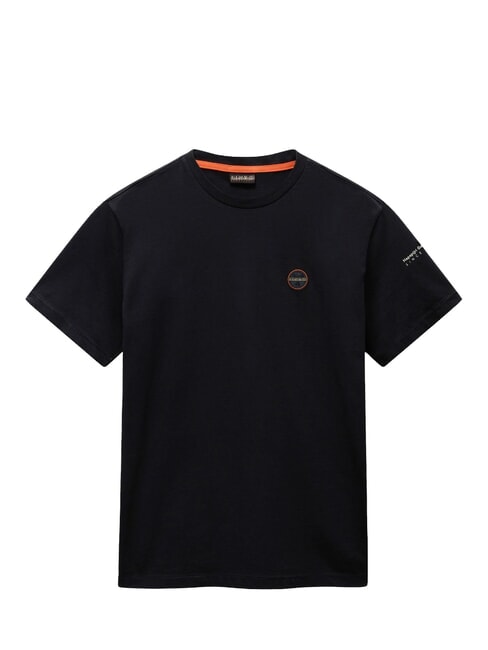 S-BADGE Cotton T-Shirt black 041 - T-shirt
