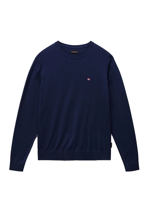 DECATUR Cotton sweater blu marine - Men's Sweaters